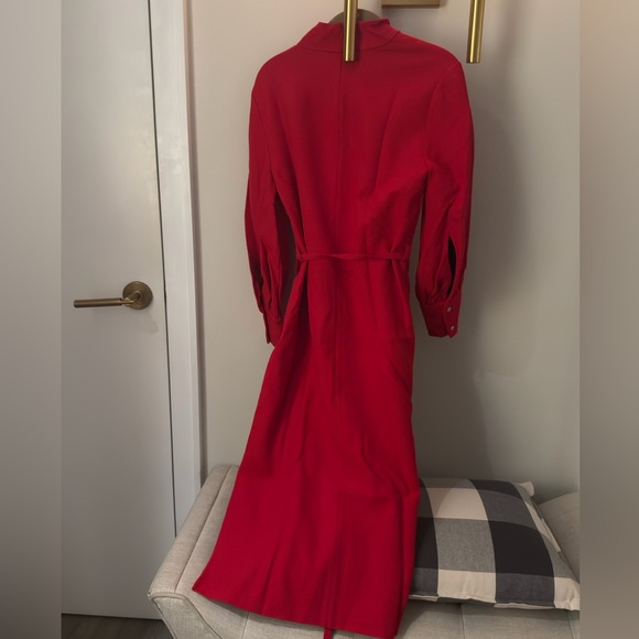 NEW with tags. Banana Republic red long sleeve dress. - Picture 2 of 8